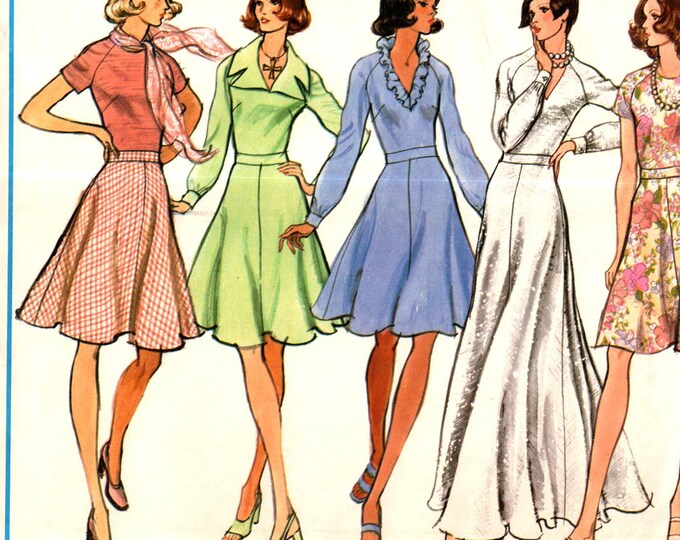 1970s Vogue Basic Design Sewing Pattern 2840, DRESS | DRESSES, Women ...