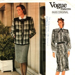 Emanuel Ungaro Misses Jacket and Dress Vogue Paris Original