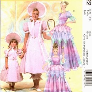 Costume Sewing Patterns (Kids Size 3-8)Children Little Bo Peep, Princess, Fairy McCalls M4622
