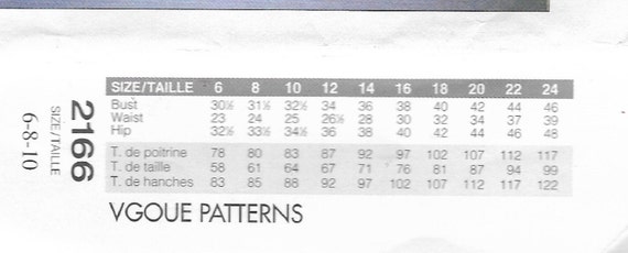 Easy Designer Calvin Klein Easy Vogue DRESS TOP SKIRT Pants Sewing Pattern  2166 for Women Misses Size 6 8 10, Fitted Tapered Dress / Pants 