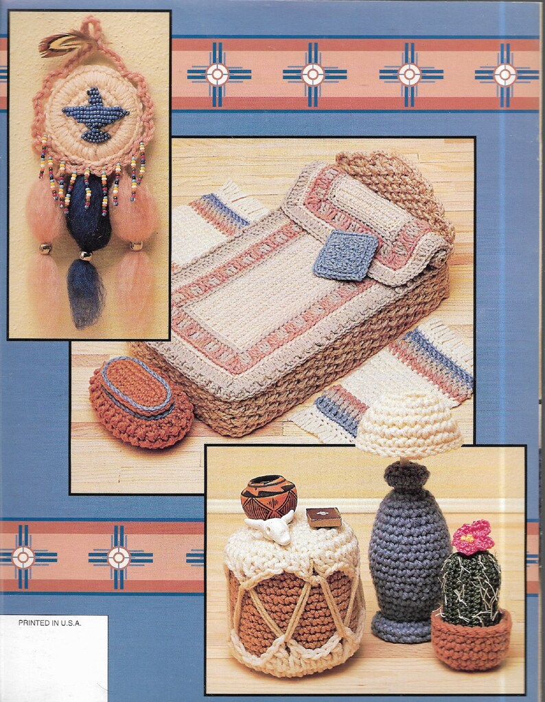Crochet Dollhouse Furniture Pattern for Fashion Doll Barbie Etsy