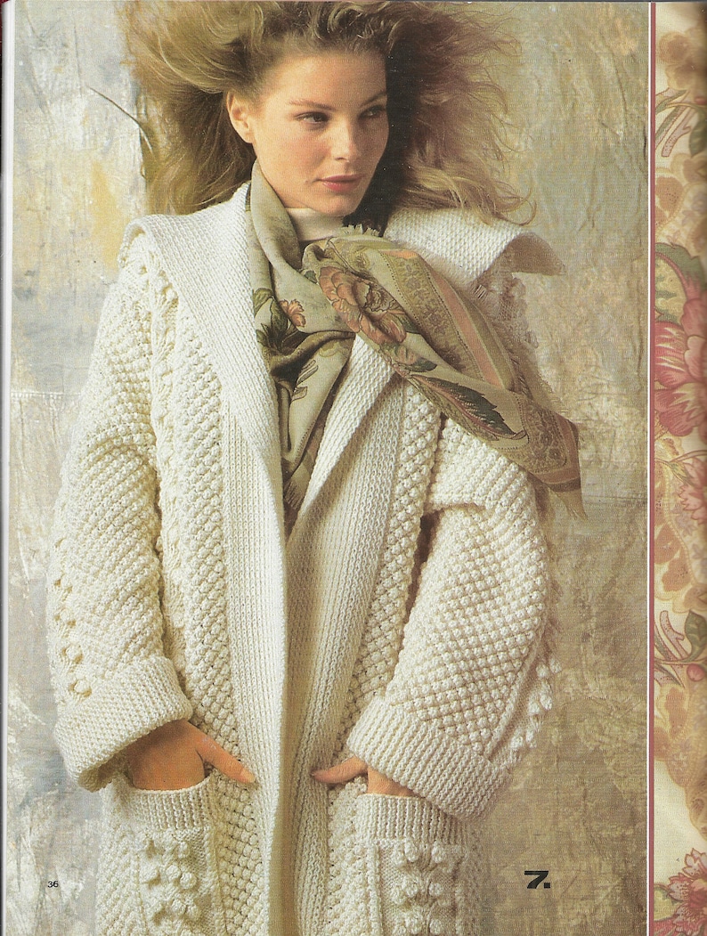 Misses Coat Sweater Jacket Knitting Pattern Booklet, 10 Great Knits ...