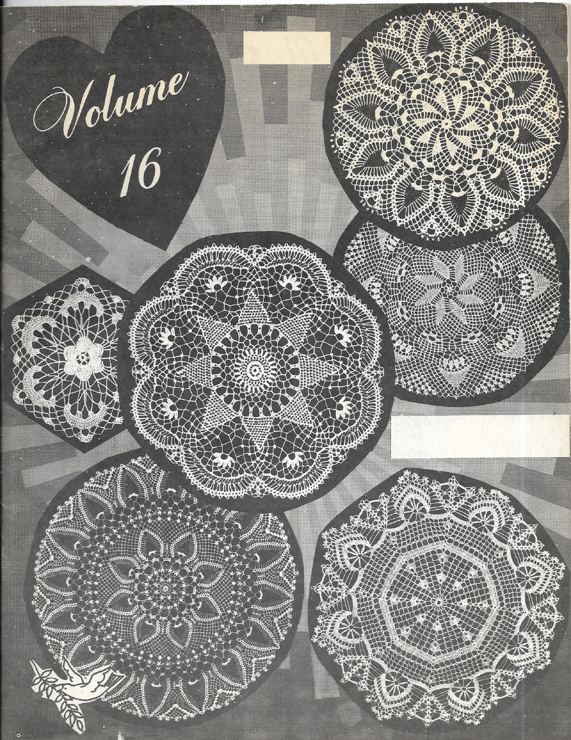 Crochet pattern doilies tablecloth chair cover Elizabeth Hiddleson cotton crochet patterns book vintage Victorian Volume 27 Crochet pattern doilies tablecloth chair cover Elizabeth Hiddleson cotton crochet patterns book vintage Victorian Volume 27