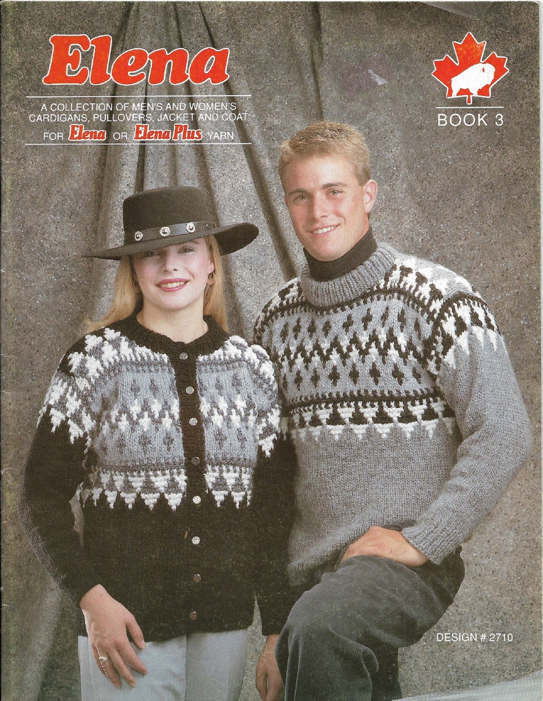 KNITTING PATTERN BOOKLET by Elena, Book 3 - A Collection of Men's ...