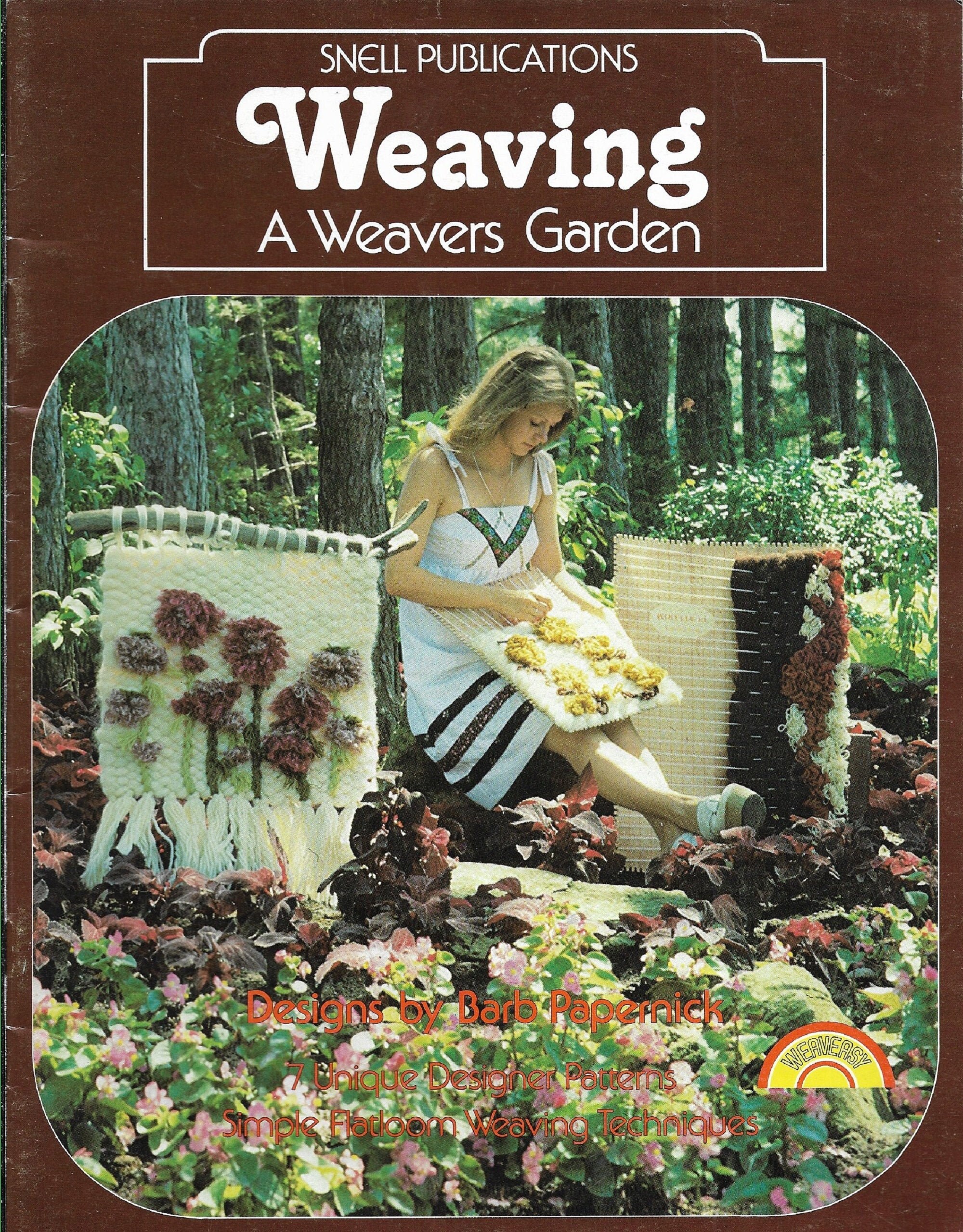 WEAVING PATTERNS A Weavers Garden 7 UNIQUE Designer | Etsy