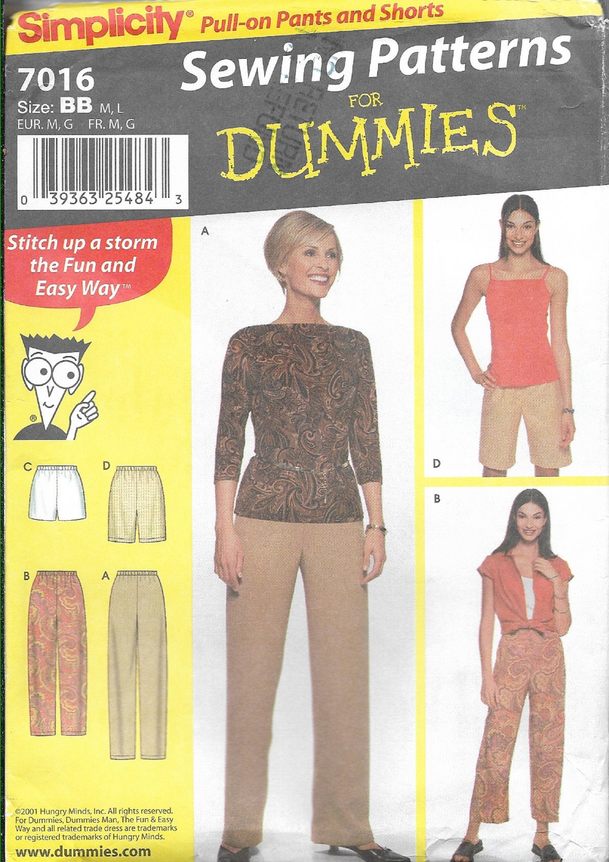 Ladies PANTS \u0026 SHORTS PATTERN in Two 