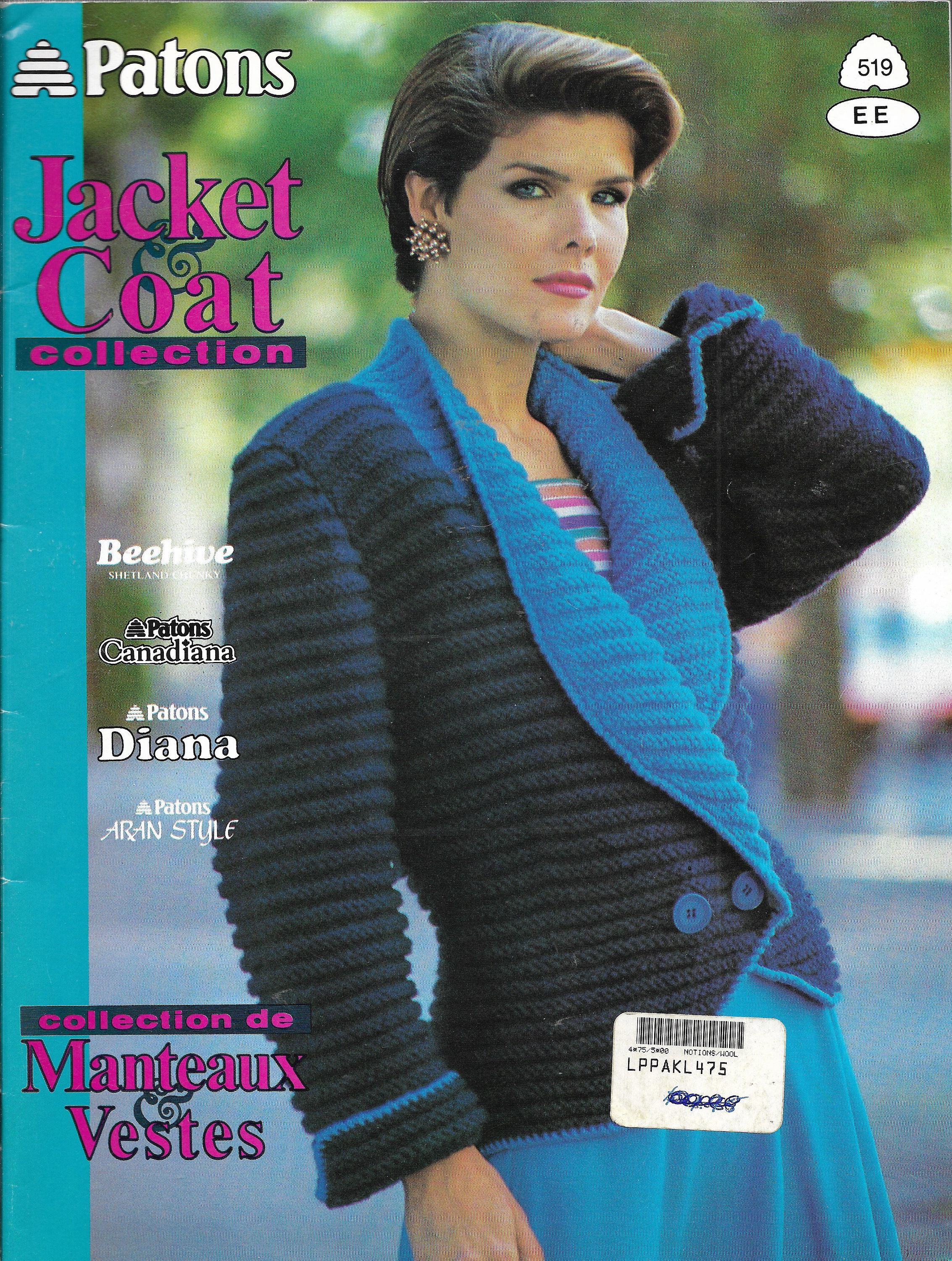 Misses Coat Sweater Jacket Knitting Pattern Booklet, 10 Great Knits ...