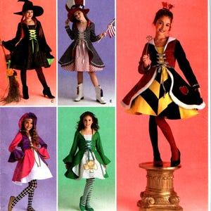 Sewing Patterns CELTIC DANCE Dress | Dresses Girls Young Teens (Size 7-14) Irish, Jester, Queen of Hearts, Witch, Patriotic