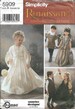 CHILD'S WEDDING DRESS Costume Pattern, Simplicity Renaissance Collection Size, 3 - 8, Dress, Jacket, Tunic, Shoes, Boys, Girls, 2002 Uncut 