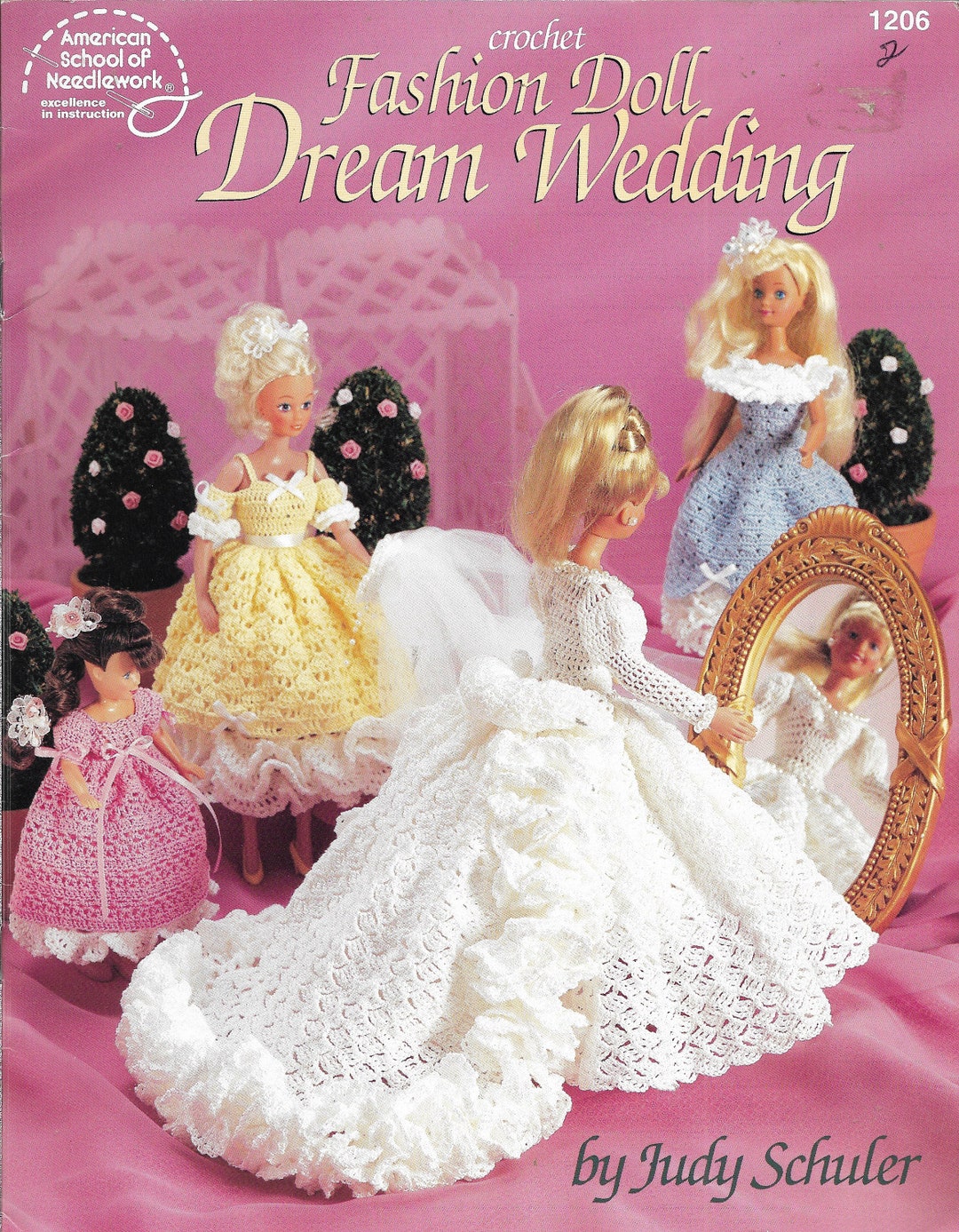 Fashion Doll Barbie Size Crochet Patterns Book DREAM WEDDING - Etsy