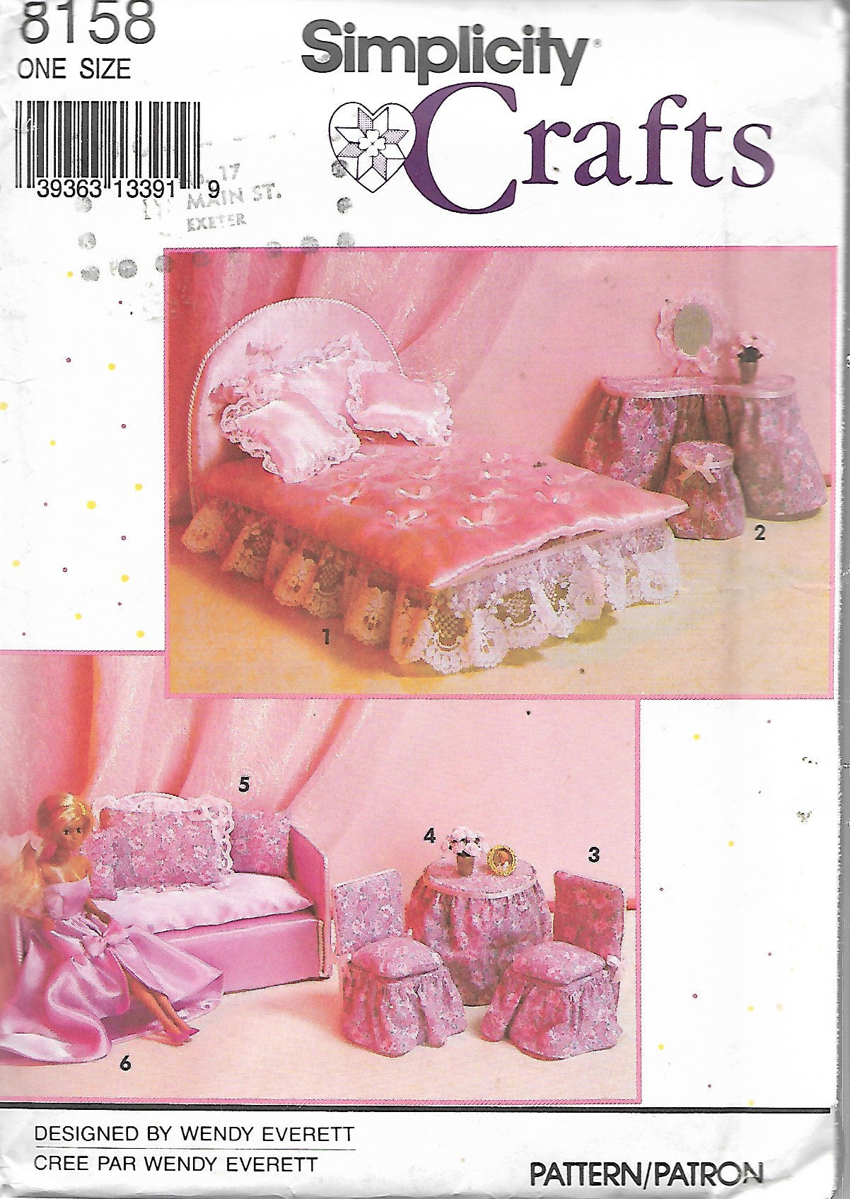 barbie doll bedroom furniture