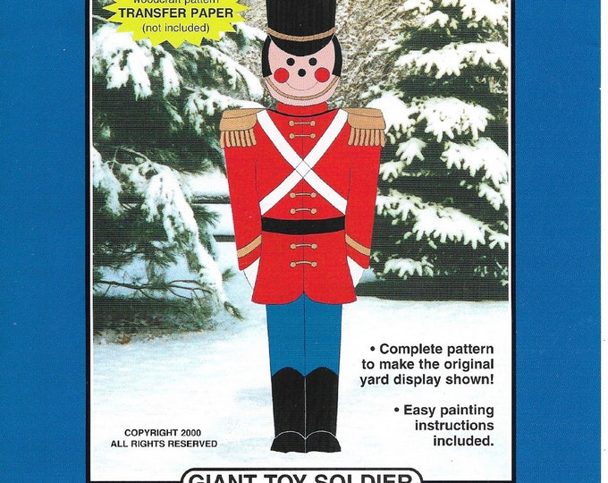 GIANT TOY SOLDIER Plans | Pattern, Full-size Patterns From the Winfield ...