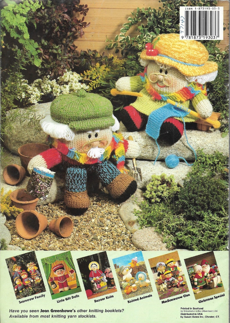 JEAN GREENHOWE TOY Collection Knitting Pattern Knitted Bears - Etsy