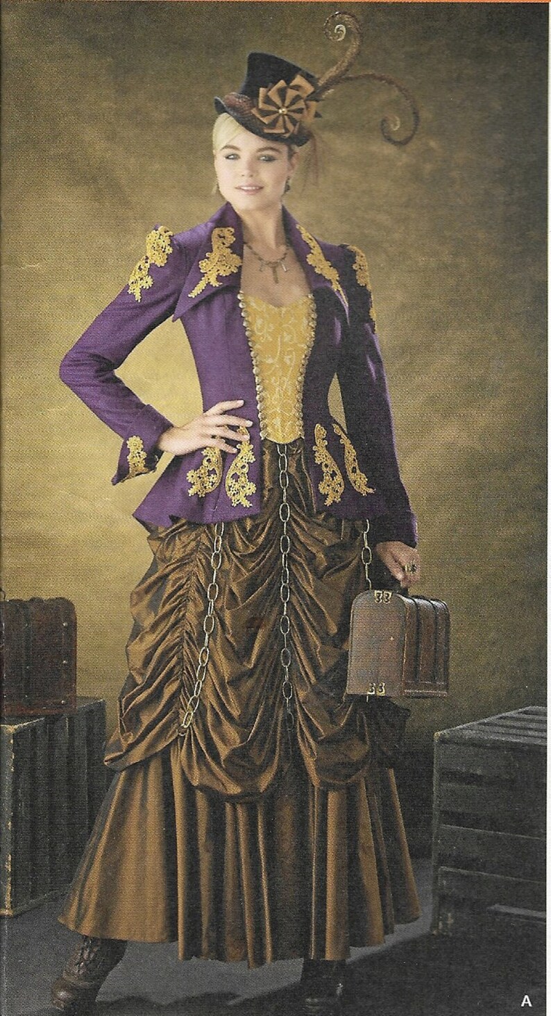 Old West SALOON GIRL Costume Pattern Sizes 14 to 22 Etsy