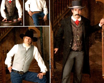 Costume Sewing Patterns, WEALTHY RANCHER, COWBOY Wild West Men