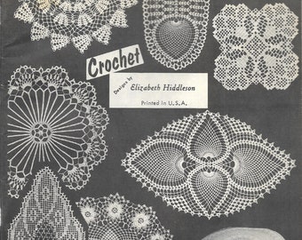 Crochet pattern doilies tablecloth chair cover Elizabeth Hiddleson cotton crochet patterns book vintage Victorian Volume 27 Crochet pattern doilies tablecloth chair cover Elizabeth Hiddleson cotton crochet patterns book vintage Victorian Volume 27
