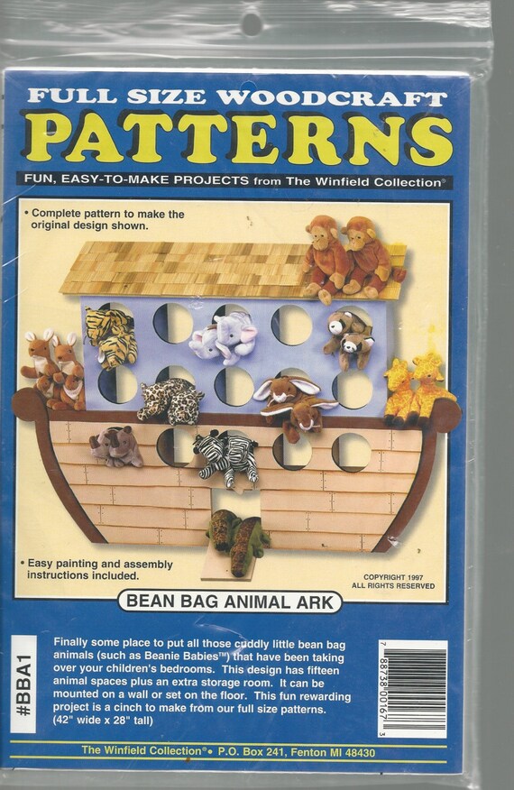 bean bag animal patterns