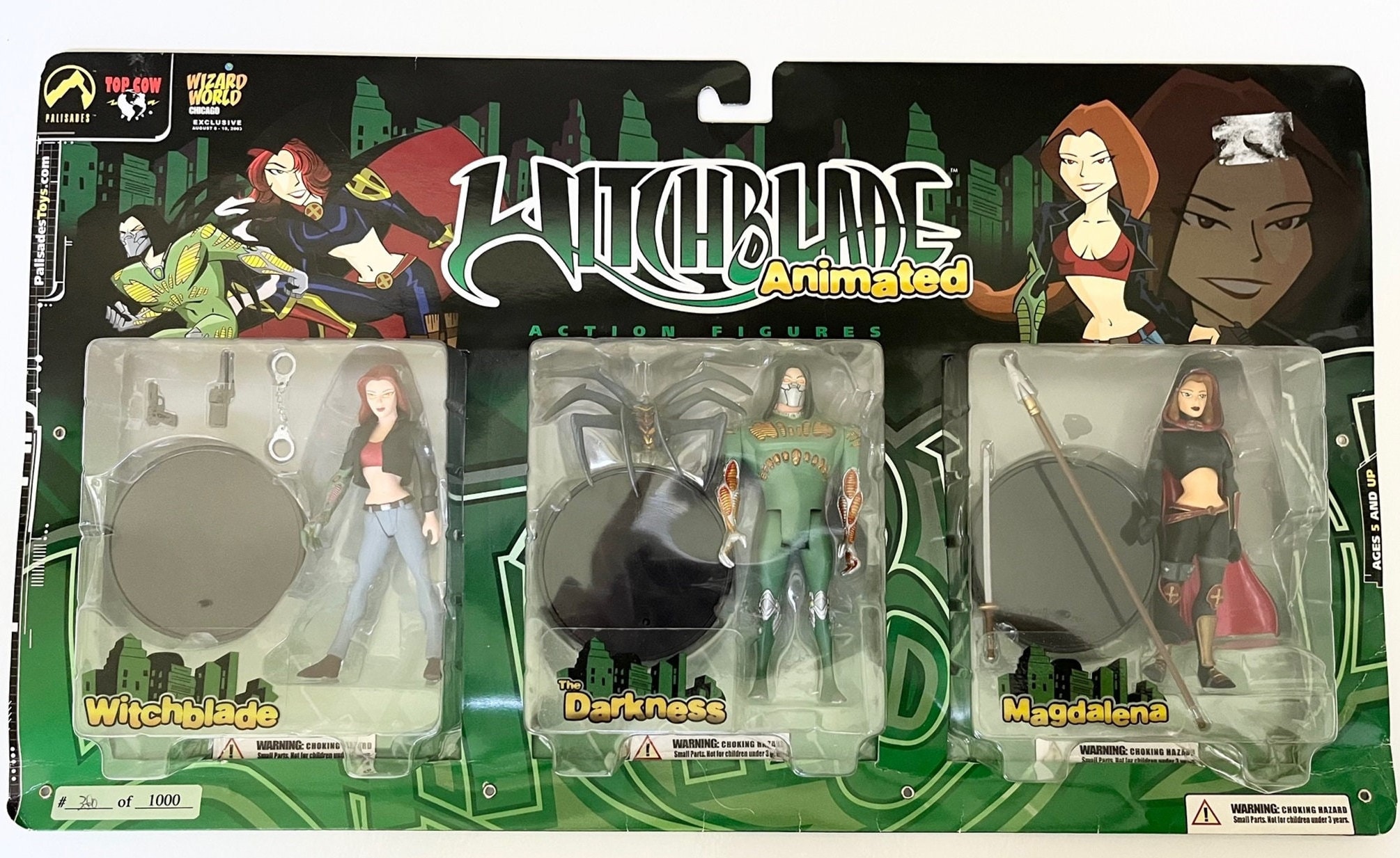 VINTAGE Limited Edition 3 Pack Set, Witchblade Animated