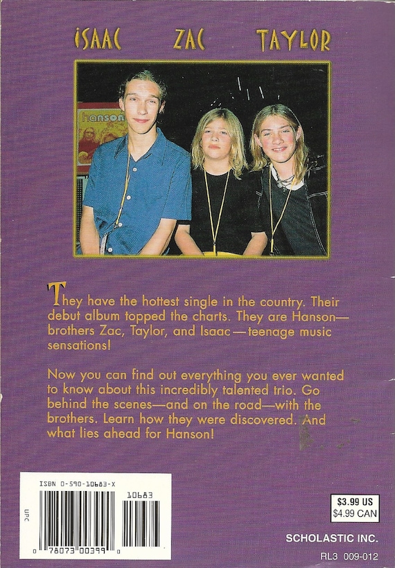 HANSON an UNAUTHORIZED BIOGRAPHY Includes a 16 Page Color 