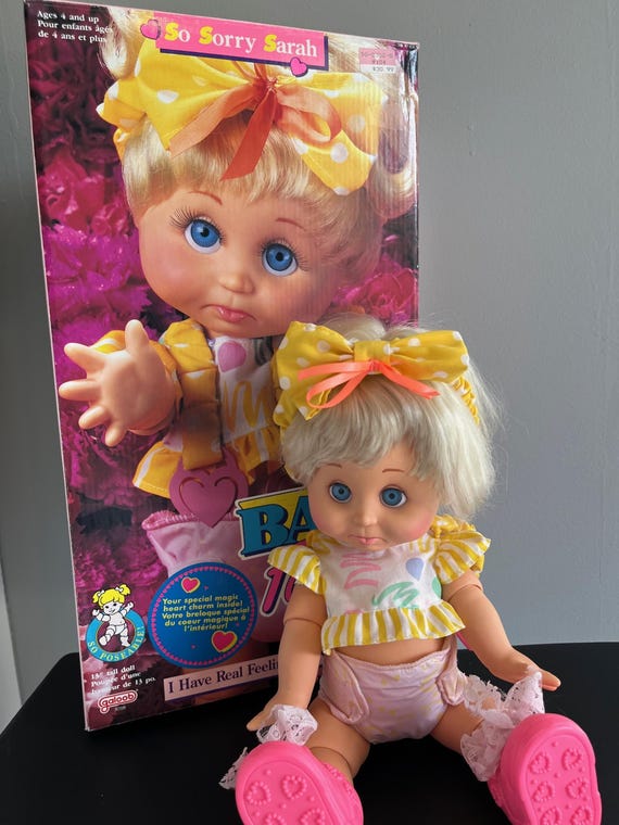 SARAH DOLL Baby Face Doll, so Sorry Sarah #6, Original Box, 13