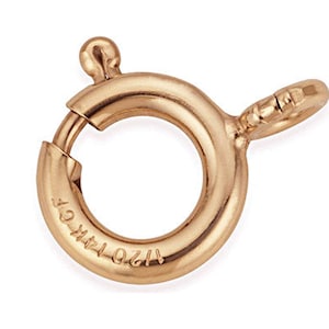 Wholesale 5.5mm 14K Gold Filled Spring Ring Clasps, Wholesale Gold filled Spring Ring Clasps,  Made in USA, Buy Bulk N Save