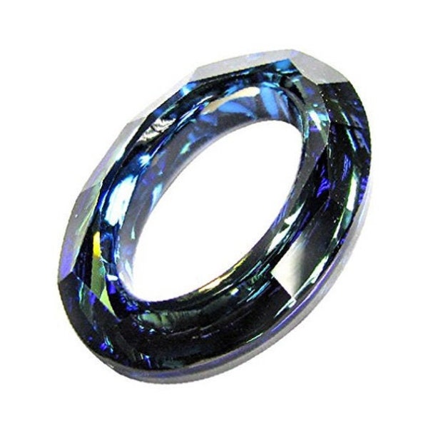 Swarovski 4137  22mm Crystal Bermuda Blue Oval Ring Cosmic Oval Fancy Stone Choose Package Quantity 1, 2, 12, 24 pieces whole swarovski