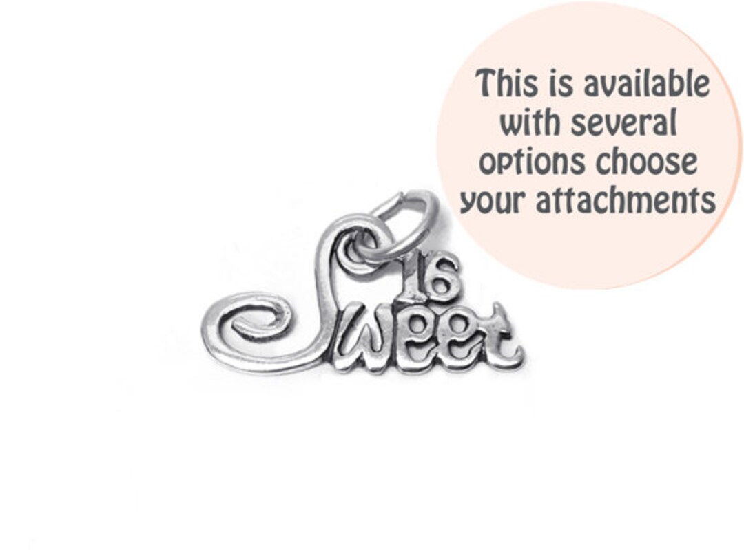 Sweet 16" Charm In Sterling Silver - James Avery - Foto 2