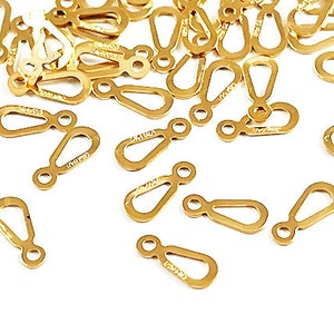 10 pcs 14K Gold Filled Teardrop Quality Tag 7x3mm, 1mm hole 1/20 14K Gold Filled Quality Tags, Gold Filled Necklace/Bracelet End Tags GF402