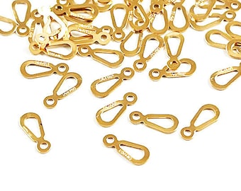 10 pcs 14K Gold Filled Teardrop Quality Tag 7x3mm, 1mm hole 1/20 14K Gold Filled Quality Tags, Gold Filled Necklace/Bracelet End Tags GF402