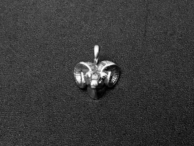 Ram charms Ram Head Mascot charms Capricorn Charms Sterling Silver Charms Ram Head Charm Sterling Silver 15mm SP159 silver Ram Charms