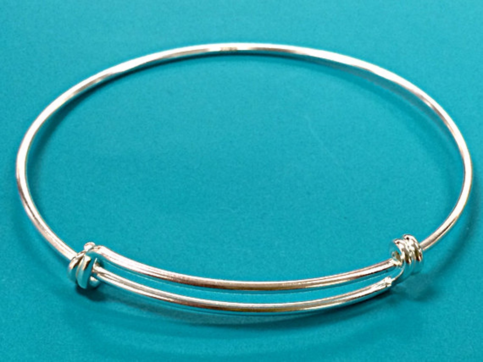 Sterling Silver Bangle Expandable Bracelet 8 9.5 Inch Anti Etsy