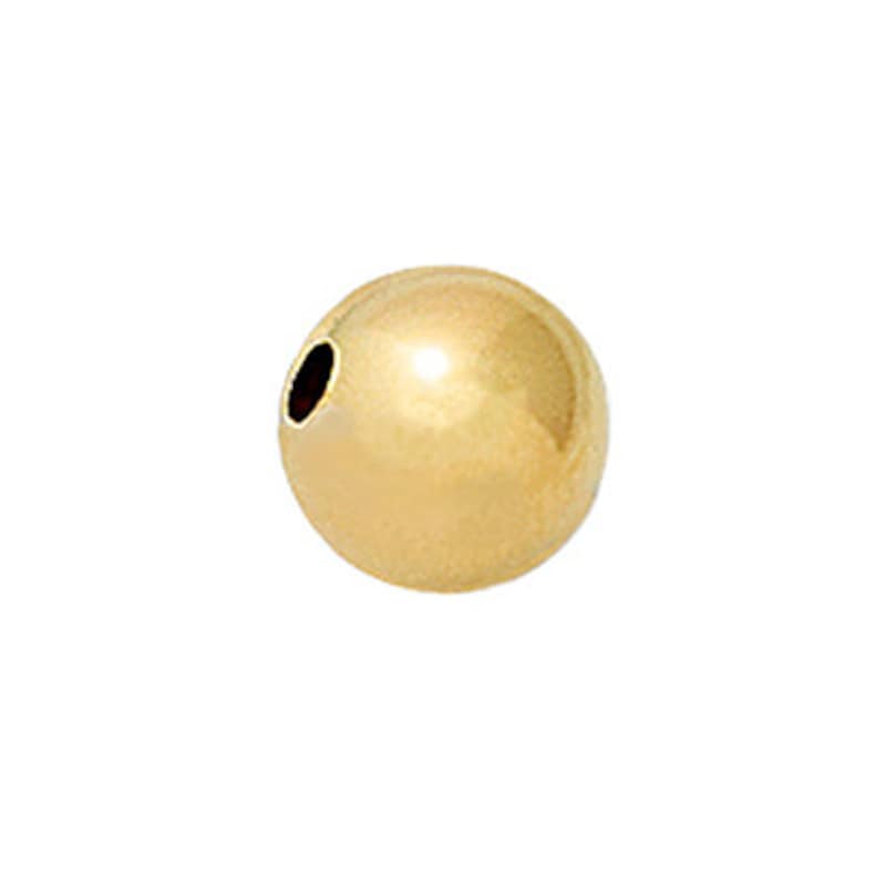 10k Real Gold 4mm - Etsy