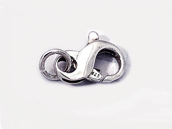 Infinity Lobster Clasp Sterling Silver Claw Large