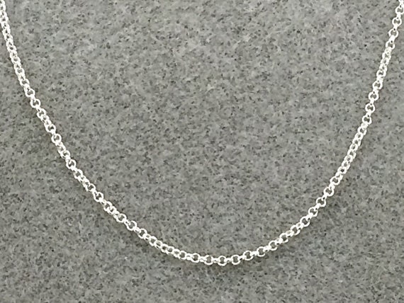 Sterling Silver 1.65mm Rolo Chain- 16, 18, 20, 22, 24, 30 inch    (SKU - SCHRO1X1)