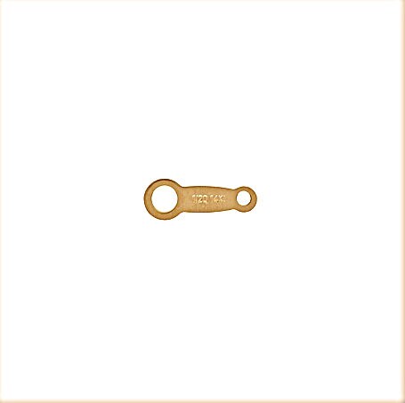Japanese Style Quality Tags 8mm 14K GF, Necklace Tag, Gold Filled