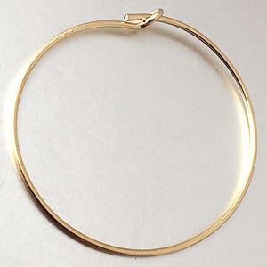 1 Pair Gold-Filled 25mm Beading Hoops, 21 Gauge,  14k Gold-Filled Findings Hoop Earrings - GF160