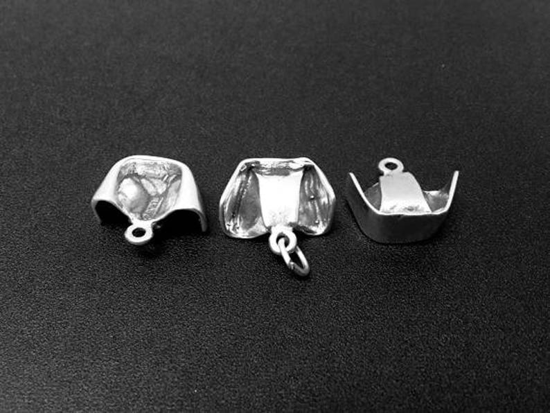 Nurse Hat Charm Sterling Silver 12.5mm, silver Nurse Charms, Sterling Silver Charms, Nurse Jewelry, Nurse Hat charms - SP181 image 2