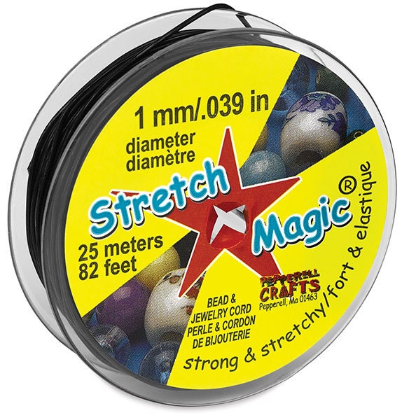 Stretch Magic Clear Elastic Cord .7mm, 100 Meter (328 Foot) Spool