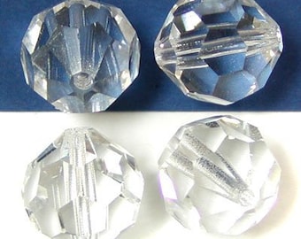 6 pcs Swarovski® 5000 Faceted Round Beads 12mm, Swarovski Crystal Beads, 5000 Swarovski Crystal Round Beads 12mm, Choose Color
