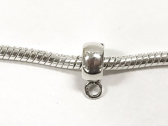 12 Bail Beads Antique Silver Tone Spacer Beads SC7466 12 Bail Beads Antique Silver Tone Spacer Beads SC7466