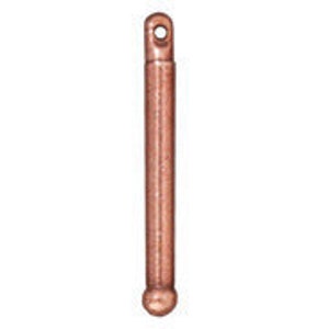 10 Pc Bead Bar 1.0 Inch Antique Copper Finish Tierracast Spacer Beads - P2241CA