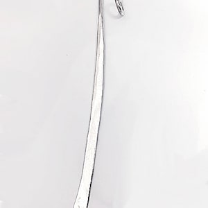 1 pc Metal Bookmark, Vintage, Beadable Hammered Bookmark, Silver tone Bookmarks,  DIY Bookmarks, Book mark hooks, metallic bookmarks