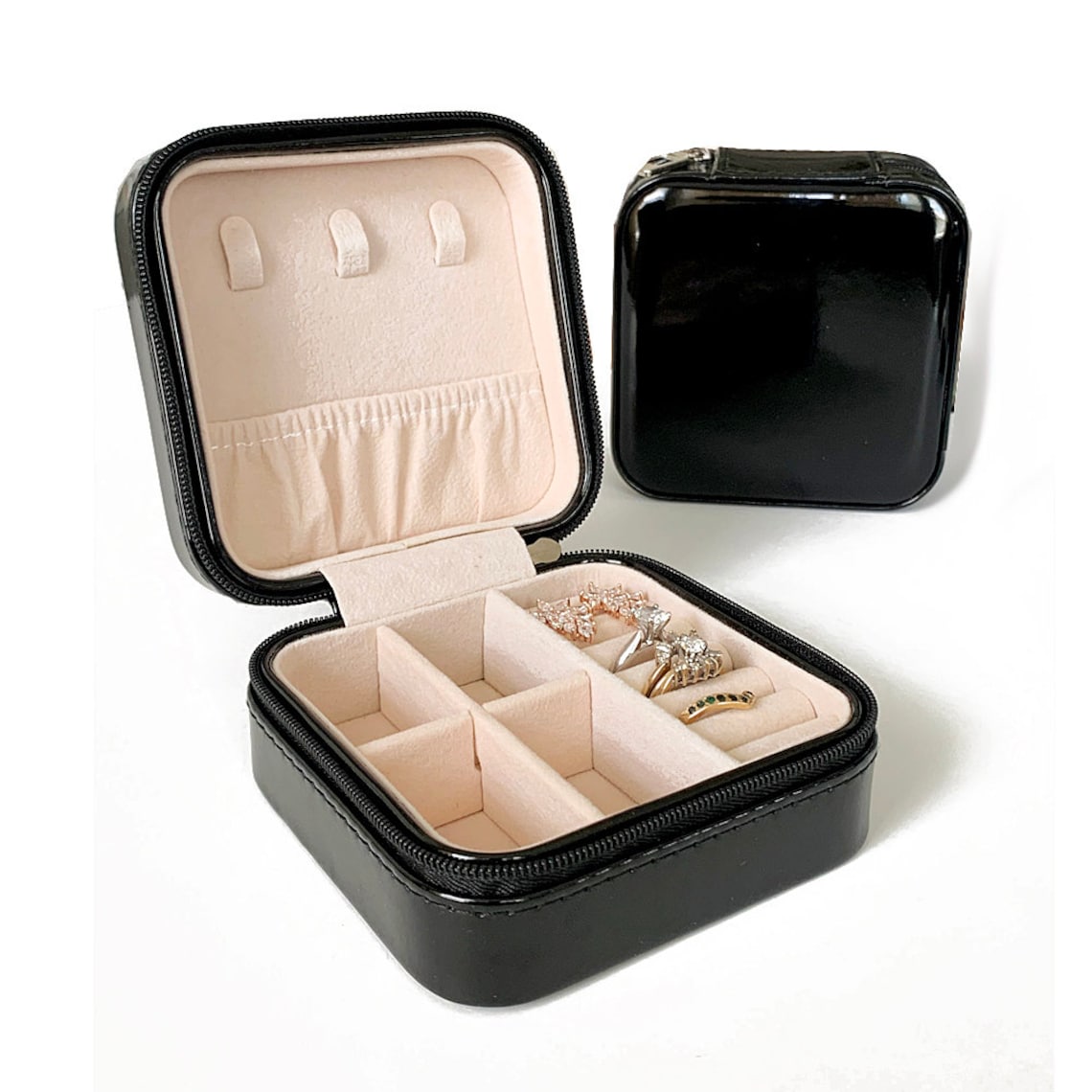 Travel Jewerly Case Bridesmaid Gifts Wedding Gift Pink Etsy