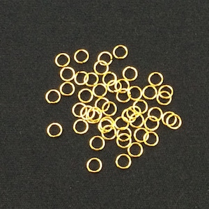 25 pc 14K Gold Filled Jumprings, Jump Rings, OPEN, 50 Pcs Bulk, 6mm, 20.5 ga Gauge, Choose Qty - GJRO6