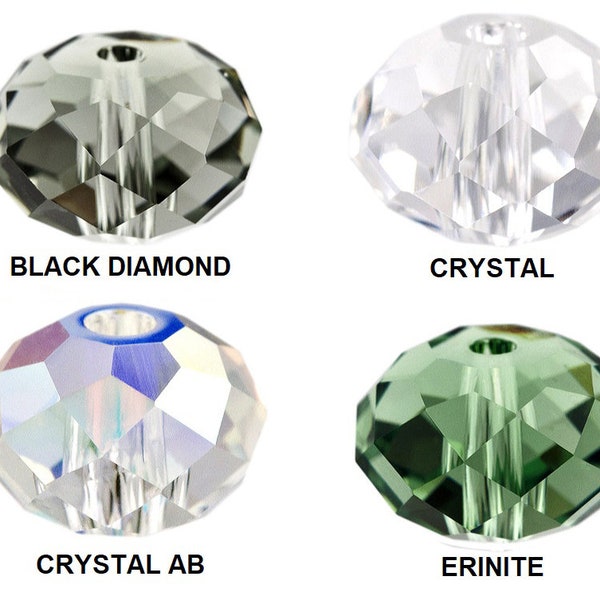 12 pcs Swarovski® 5040 Faceted Briolette Beads 8mm, Swarovski Crystal Beads, 5040 Swarovski Crystal Briolette Beads 8mm, Choose Color