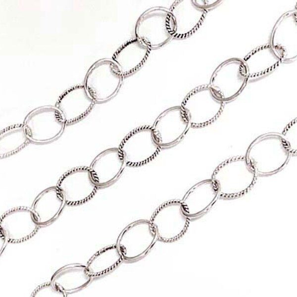 Oval Link Chain Etsy