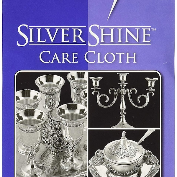 Large Silver Polishing Cloth, Blitz 11' x 14', Sterling Silver Shine Cleaning Care Cloth, Jewelry Cleaning, Tarnish Removing Cloth- SSCLOTH1