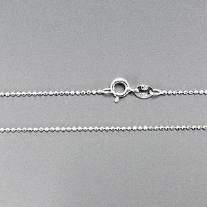 925 Solid Sterling Silver Diamond Cut 1.2mm Bead Chain 16, 18, 20, 24, 30 inch Necklace Made in Italy Marked 925 - SC12BCDXX