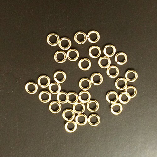 14k Gold Filled 4mm Open Jump Rings Locking Jumplocks Etsy