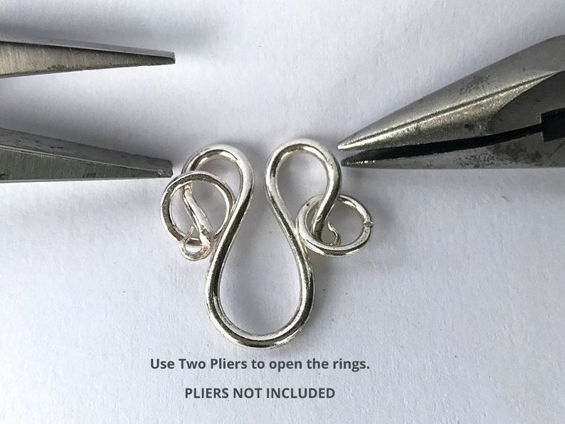 Pendant Holder Sterling Silver Small Charms Holders U Shape Etsy